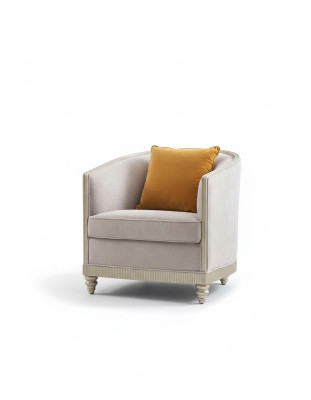 Sessel Einsitzer Royal Stuhl Thron Polster Lounge Stühle Sofa Hotel