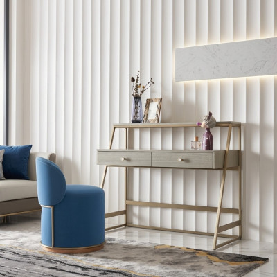 Designer Konsolen Schminktisch Kosmetik Deko Tisch Spiegel Kommode Frisier