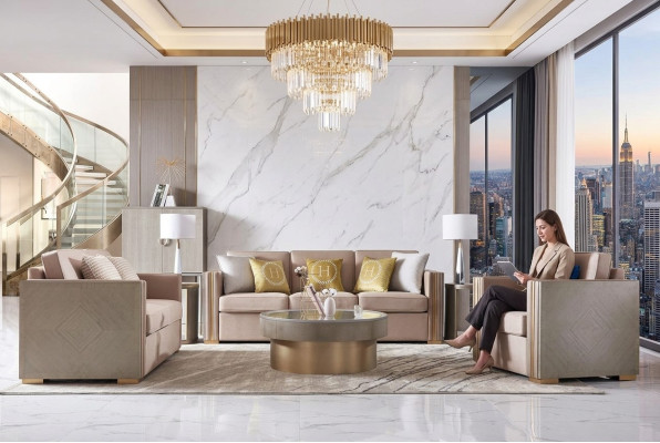 Design Einrichtung Möbel Sofagarnitur 3+2 Sitzer Couch Polster Set