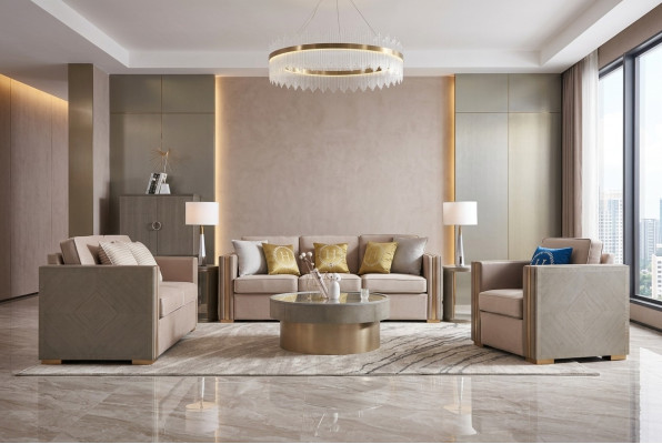 Luxus Möbel Wohnzimmer Sofagarnitur Hotel Stil Garnituren Sofa Couch