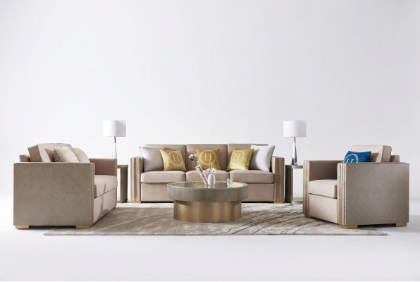 Luxus Möbel Wohnzimmer Sofagarnitur Hotel Stil Garnituren Sofa Couch