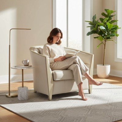 Sessel Sofa Einrichtung Sessel Einsitzer Royal Stuhl Polster Lounge Club