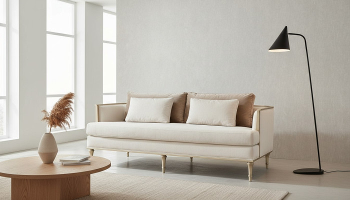 Dreisitzer Polstermöbel 3 Sitzer Sofa Couch Polster Sitz Garnitur 3er