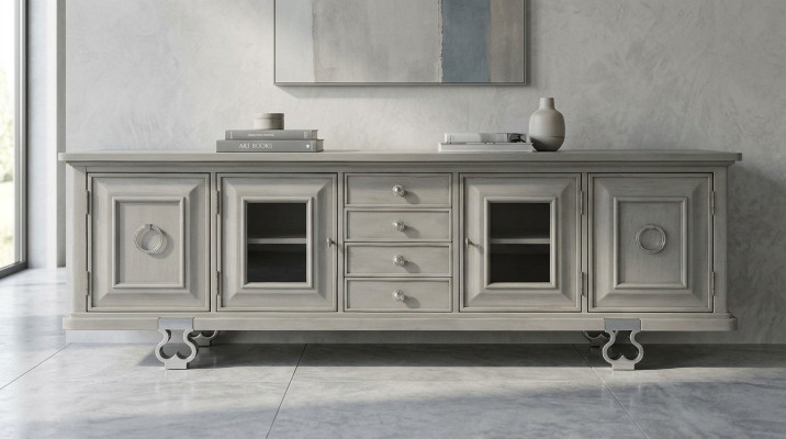 Luxus Sideboard tv Lowboard rtv xxl Schrank Tisch Wohnzimmer Holz Hotel