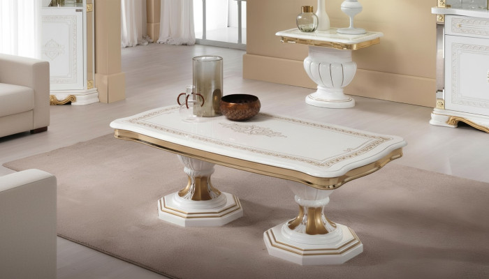 Luxus Wohnzimmer Tisch Couchtisch Design Tische Style Möbel Rechteckig Holztisch