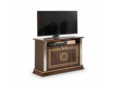 RTV Schrank Italienische Möbel Brauner Holz Kommoden Sideboard Regal Luxus Neu