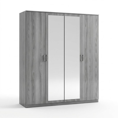Kleiderschrank Schränke Schrank Schrankwand 4 Türen Holz Möbel Schlafzimmer Neu
