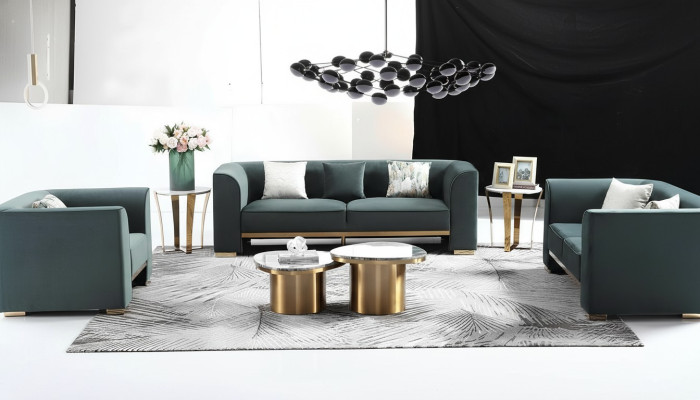 Designer Rund Couchtisch Wohnzimmertisch Kaffeetisch Sofa Tisch Marmor Beistell