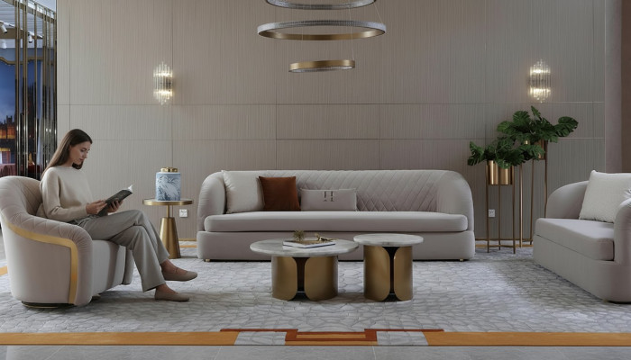 Designer Rund Couchtisch Wohnzimmertisch Kaffeetisch Sofa Tisch Beistell Marmor