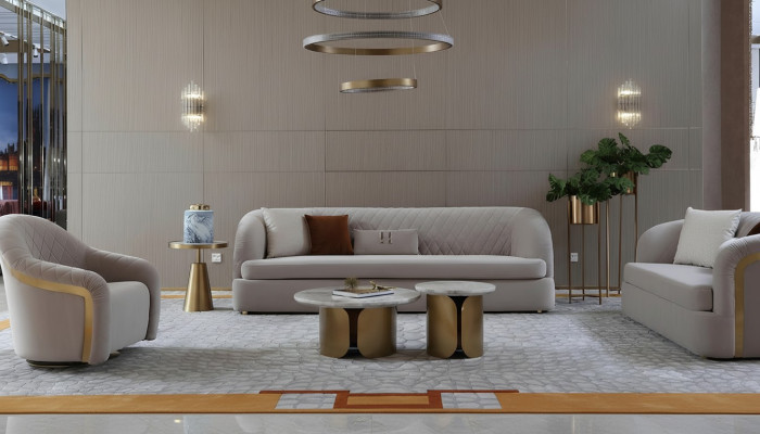 Designer Rund Couchtisch Wohnzimmertisch Kaffeetisch Sofa Tisch Beistell Marmor