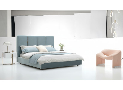Schlafzimmer 3 tlg. Set Bett 2x Nachttisch Konsole Polster Betten Doppel Hotel