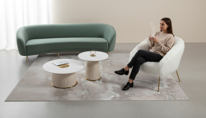 Luxus Design Möbel Stühle Moderner Design Sessel Textil Wohnzimmer Neu Lounge