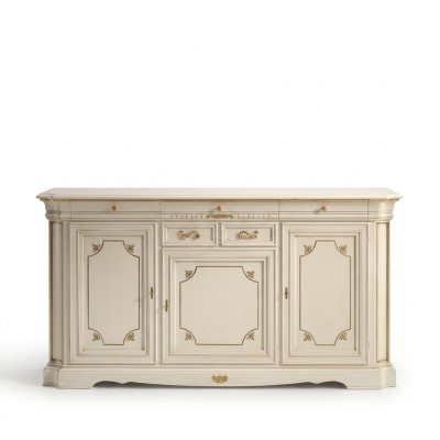 Design Kommode Möbel Sideboard Klassisch Wohnzimmer Holz Schrank Luxus Italien
