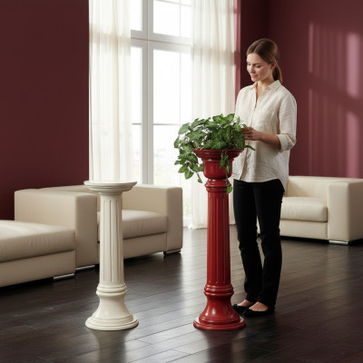 Blumenständer Blumensäule Blumenampel Blumenständer Blumenständer Weiß neu