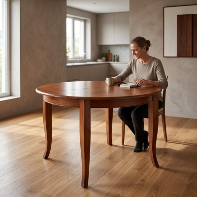 Runder Esstisch Holz Tisch Moderne Esstische Möbel Wohnzimmer Tische 120cm Neu