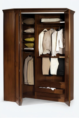 Eckschrank Eiche Schrank Eckschrank Kleiderschrank Schränke Schlafzimmer Möbel