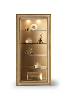 Vitrine Glas Schrank Vitrinen Wohnzimmer Schau Schränke Italienische Möbel NEU