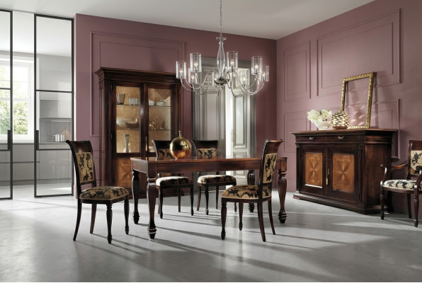 Esstisch Luxus Tisch Massiv Holz Möbel aus Italien Esszimmer Tische Einrichtung