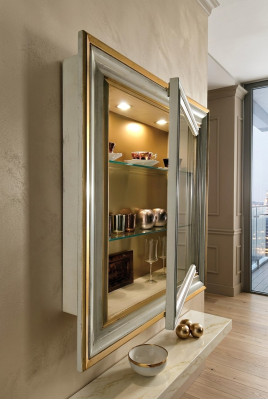 Wandvitrine Schrank Klassische Vitrinen Wohnzimmer Wohnzimmer Schränke Anrichte