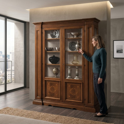 Anrichte Vitrinen Massivholz Wohnzimmer Sideboard Anrichten Vaccari cav giovanni