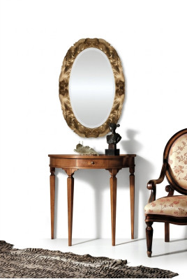 Konsolen Tisch Kommode mit Spiegel Luxus Möbel Set Konsole 2tlg. Made in Italy