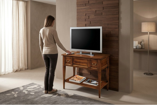 Italienische Möbel Wohnzimmer Holz Möbel Neu Sideboard tv Lowboard RTV Schrank