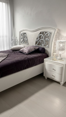 Bettrahmen Holz Doppel Schlafzimmer Weiß Modern Doppelbett Möbel Bett Betten Neu