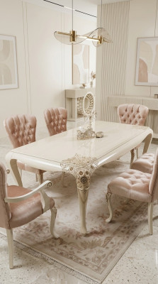 Luxus Esstisch Design Tisch Esszimmer Tische Holztische Italienische Möbel 228cm