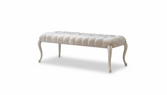 Textil Hocker Polster Fußhocker Beistell Ottomane Chaise Lounge Bank Neu