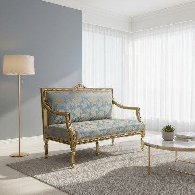Zweisitzer Klassisches Sofa Couch Polster Möbel Italienische Möbel Sofas Couchen