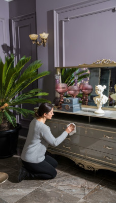 Sideboard mit Spiegel Wohnzimmer Design Neu Möbel Konsole Sideboard Holz