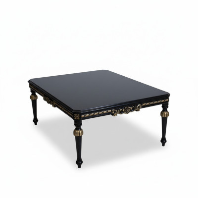 Schwarzer Couchtisch Couchtische Wohnzimmer Holz Tisch Beistelltisch Neu
