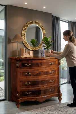 Kommode Anrichte Schrank Garderobe Sideboard Möbel Antik Stil Holz Luxus Neu