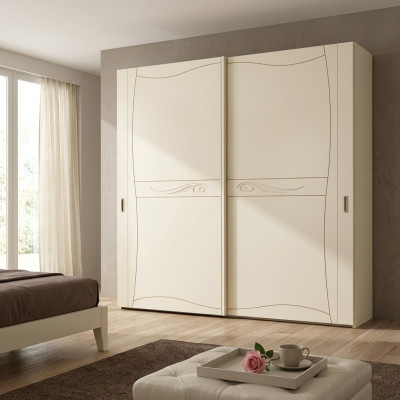 Kleiderschrank Schlafzimmer Holz Schrank Stil Schränke Möbel Einrichtung Italien