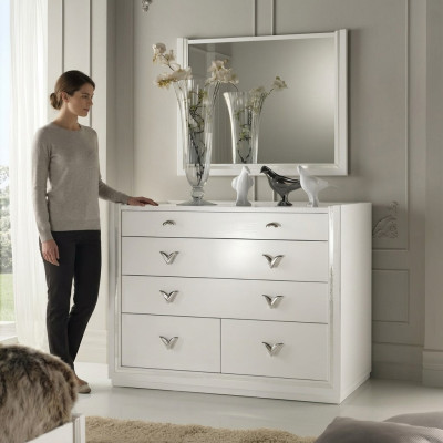 Kommode Schrank Luxus Kommoden Schrank Regal Konsole Möbel Holzschrank Italy Neu