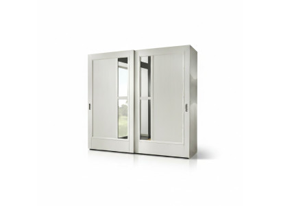 Kleiderschrank Schiebetüren Schlafzimmer Schrank Wand Schränke Holz Spiegel neu