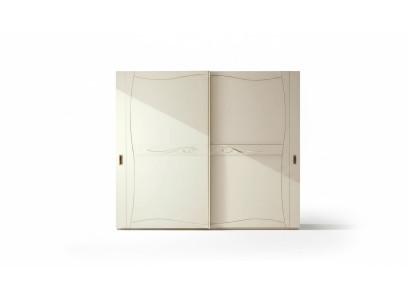 Luxus Kleiderschrank mit Schiebetüren Schlafzimmer Schrank Schränke Holz Design