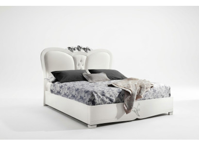 Luxus Bett Modern Betten Bettrahmen Doppel Holz Bettgestelle Schlafzimmer Weiß