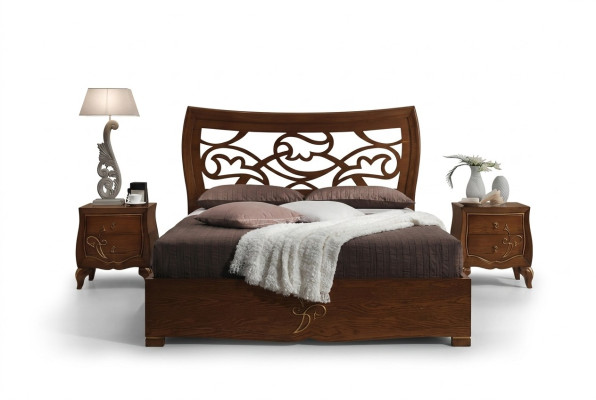 Schlafzimmer Bett Nachttisch Betten Garnitur Holz Bettrahmen Luxus Neu Set 3tlg.