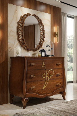 Kommode Schrank Luxus Kommoden Schrank Regal Konsole Möbel Holzschrank Spiegel