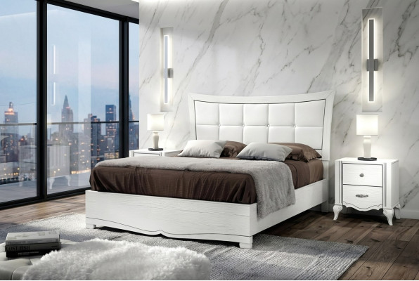 Schlafzimmer Bett Nachttisch Betten Holz Garnitur Modern Nachttische Set 3tlg.