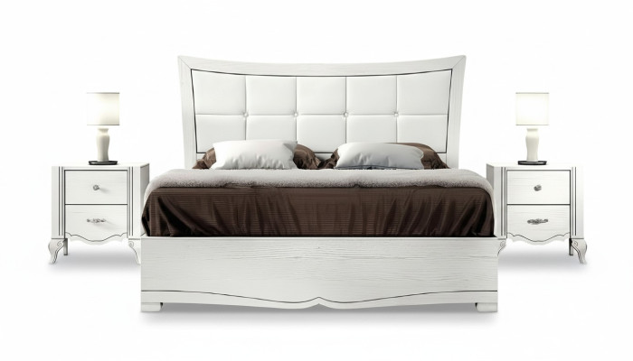 Schlafzimmer Bett Nachttisch Betten Holz Garnitur Modern Nachttische Set 3tlg.