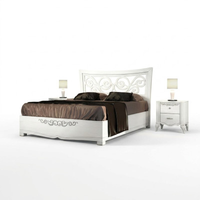 Set 3tlg Schlafzimmer Bett Nachttisch Betten Doppelbett Holz Gruppe Garnitur Neu