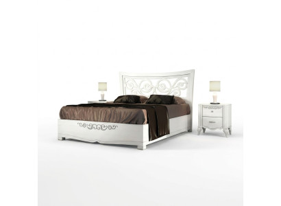 Set 3tlg Schlafzimmer Bett Nachttisch Betten Doppelbett Holz Gruppe Garnitur Neu