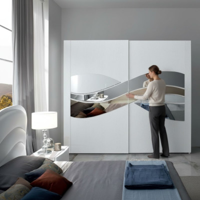 Luxus Kleiderschrank Design Kleiderschränke Holz Schränke Spiegel Einrichtung