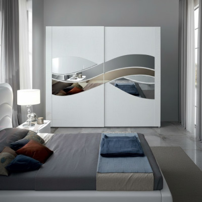 Luxus Kleiderschrank Design Kleiderschränke Holz Schränke Spiegel Einrichtung