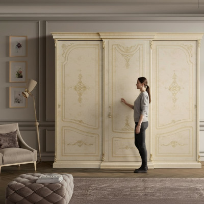 Luxus Kleiderschrank Schrank Stil Möbel Klassische Schlafzimmer Schränke Holz
