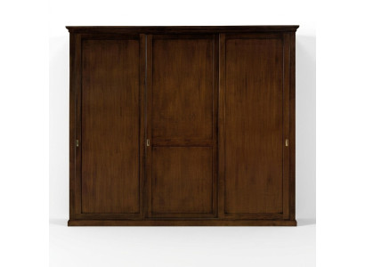 Kleiderschrank Schrank Echtholz Massive Schlafzimmer Möbel Italien Holzschrank