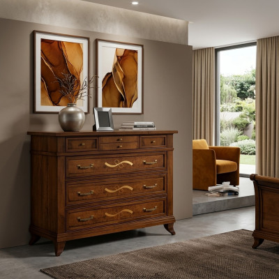 Kommode Schrank Sideboard Italienische Möbel Echtes Holz Kommoden Sideboards Neu