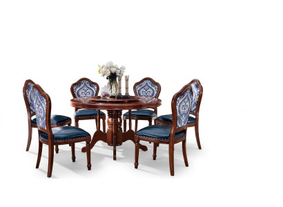 Esszimmer Runde Tische Esstisch Design Tisch Möbel Massivholz Luxus